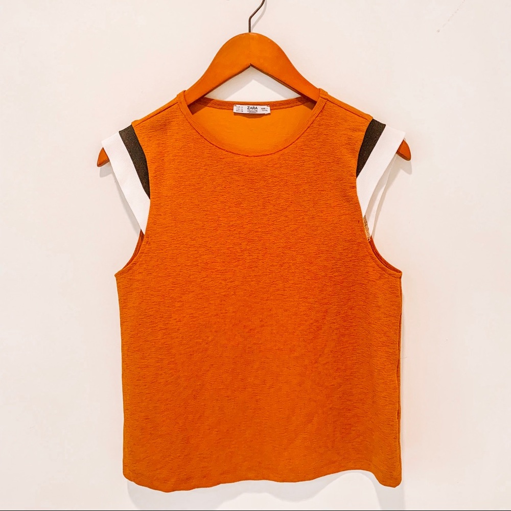 Zara Cap Sleeve Top